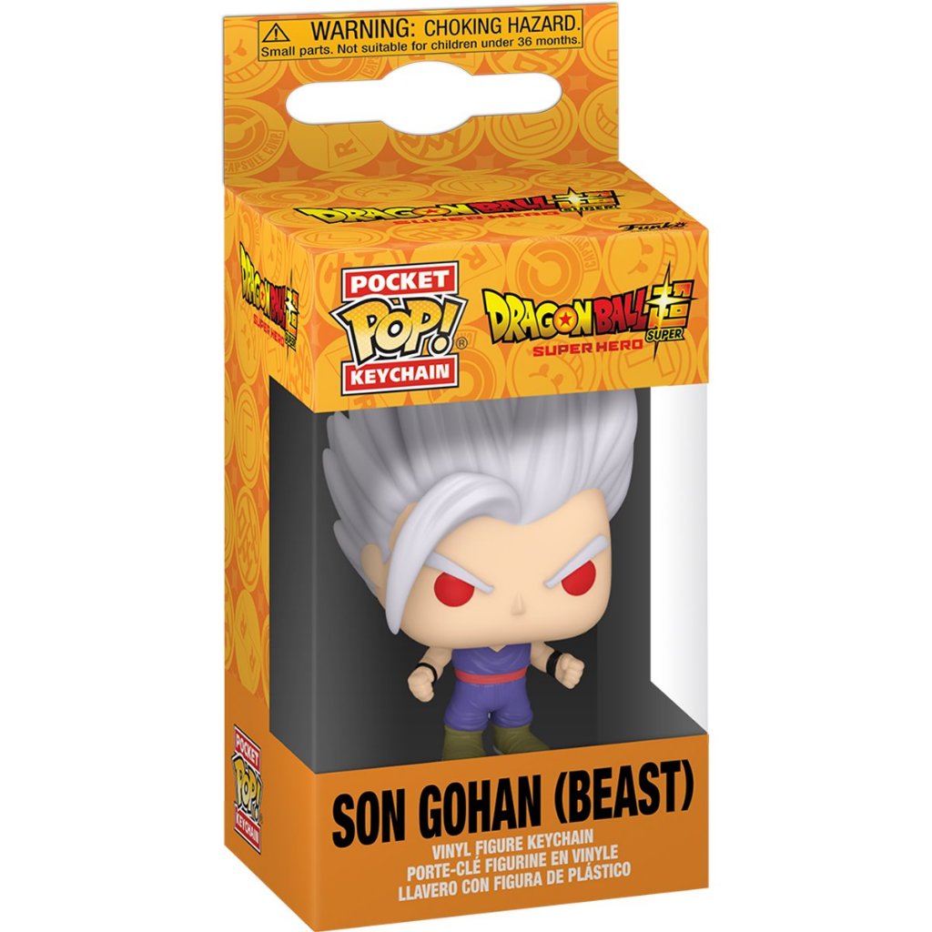 Funko POP Dragon Ball Super: Super Hero Son Gohan (Beast) Pocket Pop! Key Chain