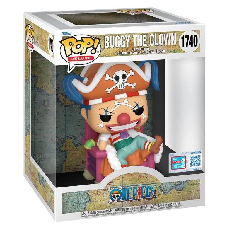 Funko POP One Piece 1740 Buggy The Clown Deluxe Pop 2024 Fall Convention Exclusive