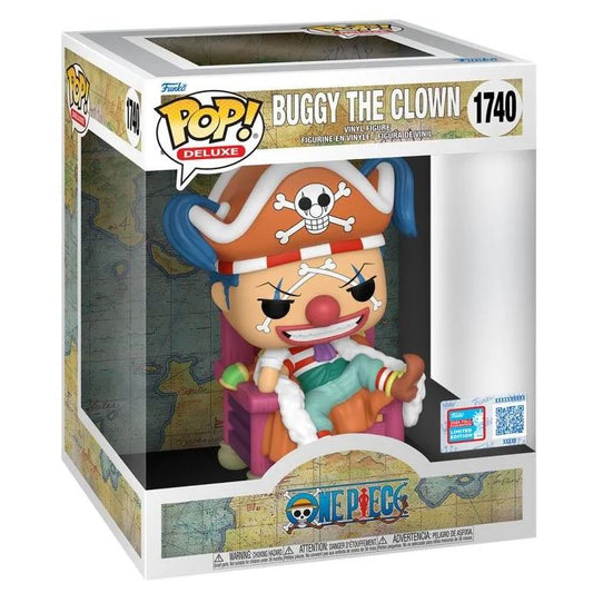 Funko POP One Piece 1740 Buggy The Clown Deluxe Pop 2024 Fall Convention Exclusive