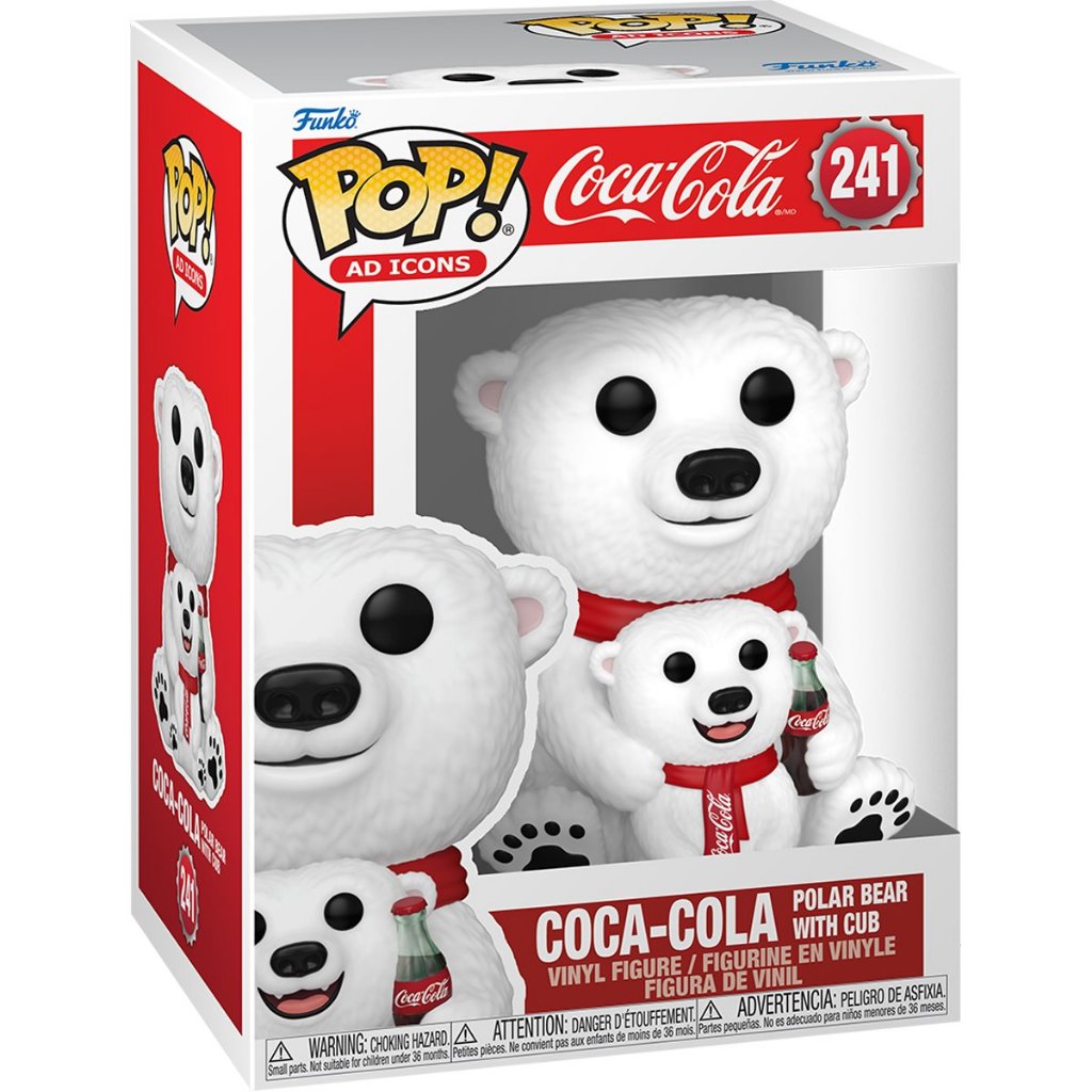 Funko POP Coca-Cola 241 Coca Cola Polar Bear with Cub