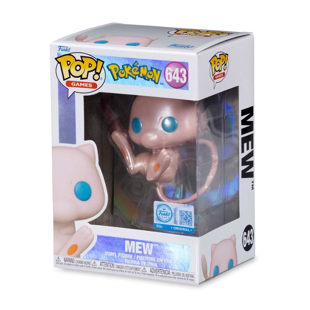 Funko POP Pokemon 643 Mew (Pearlescent) Pokemon Center Exclusive