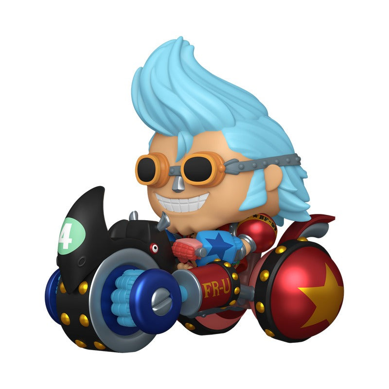 Funko POP One Piece 144 Franky with Black Rhino FR-U 4 Deluxe Pop Rides 2026 Spring Convention Exclusive