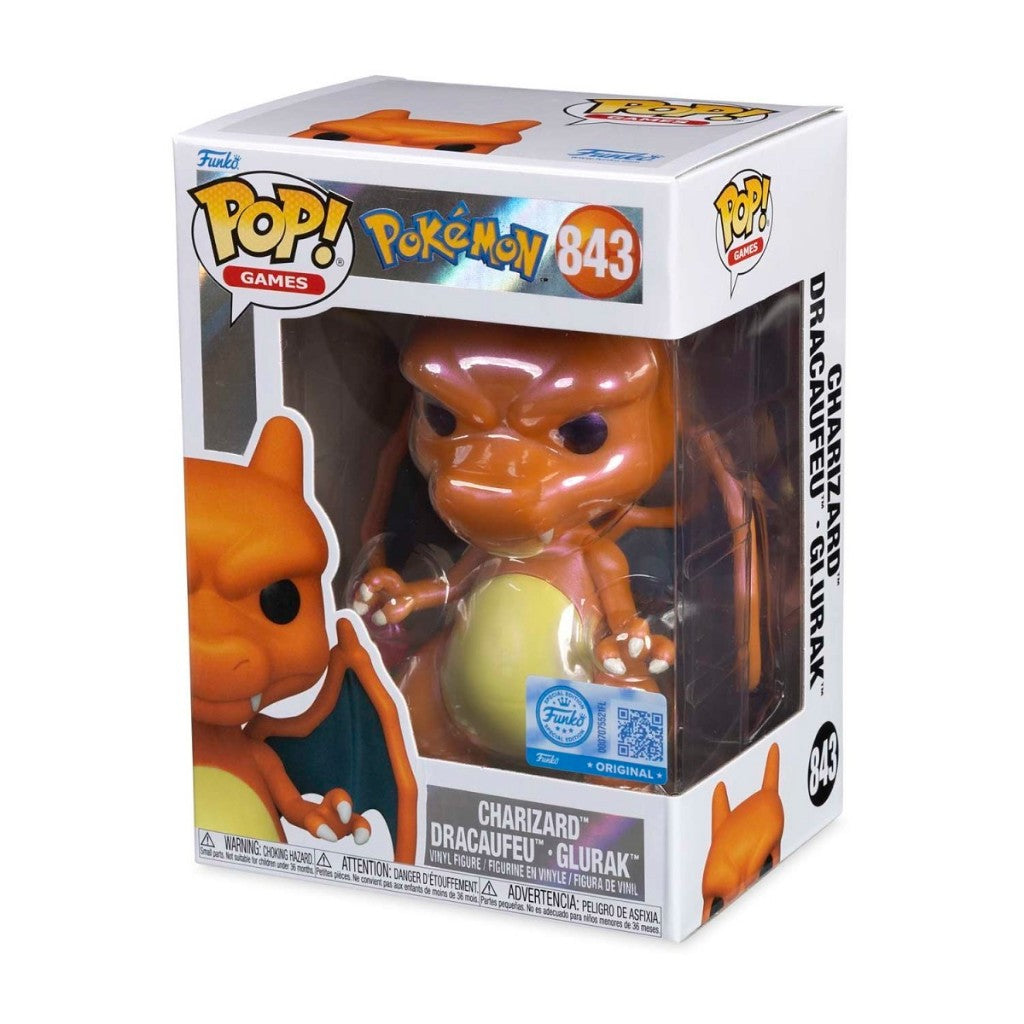 Funko POP Pokemon 843 Charizard (Pearlescent) Pokemon Center Exclusive