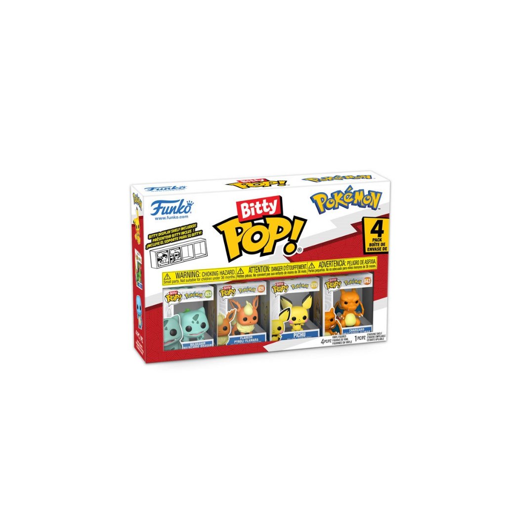 Funko Pokemon Bulbasaur Bitty Pop! 4-Pack