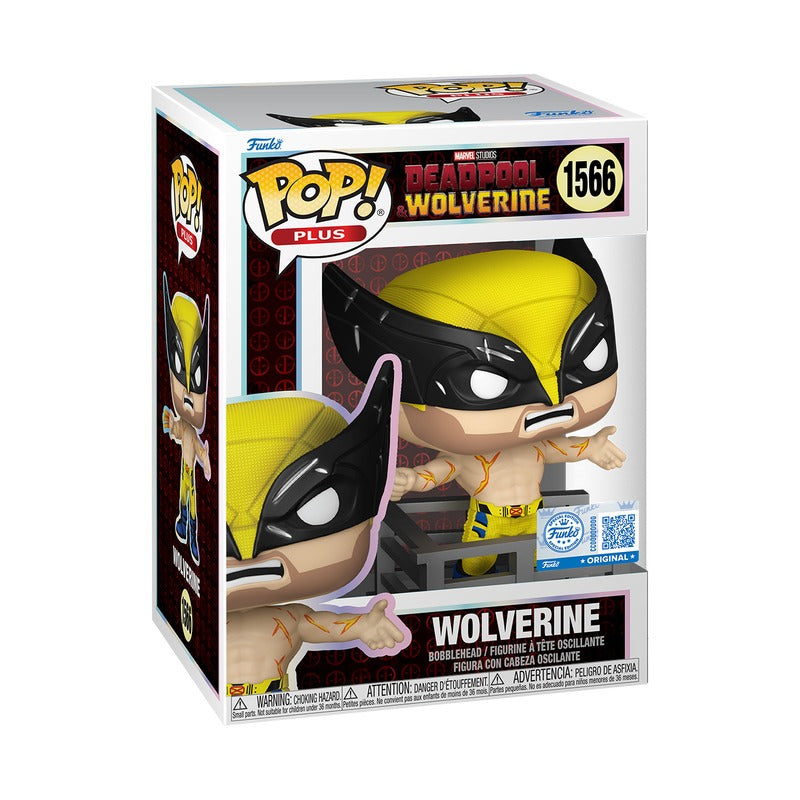 Funko POP Marvel Deadpool & Wolverine 1566 Wolverine Pop Plus Exclusive 