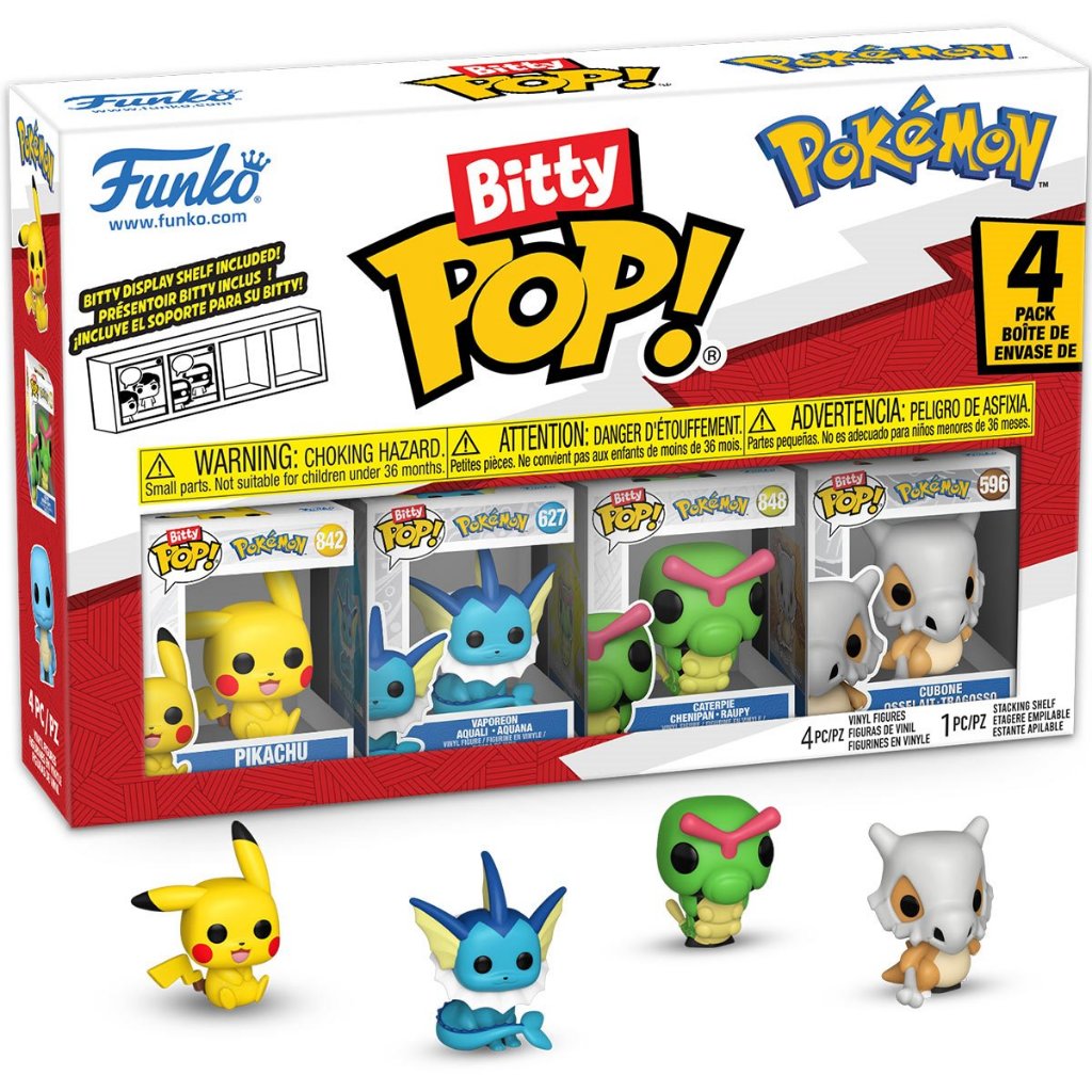Funko Pokemon Pikachu Bitty Pop! 4-Pack