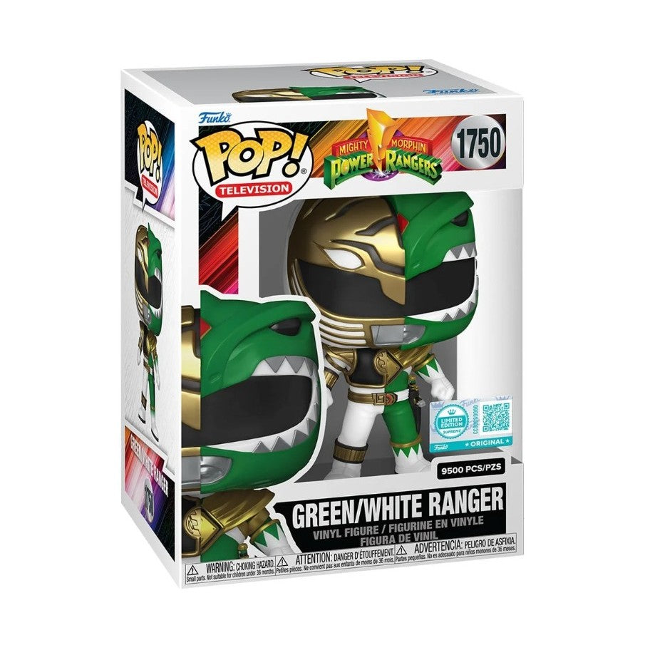 Funko POP Power Rangers 1750 Green/White Ranger Exclusive
