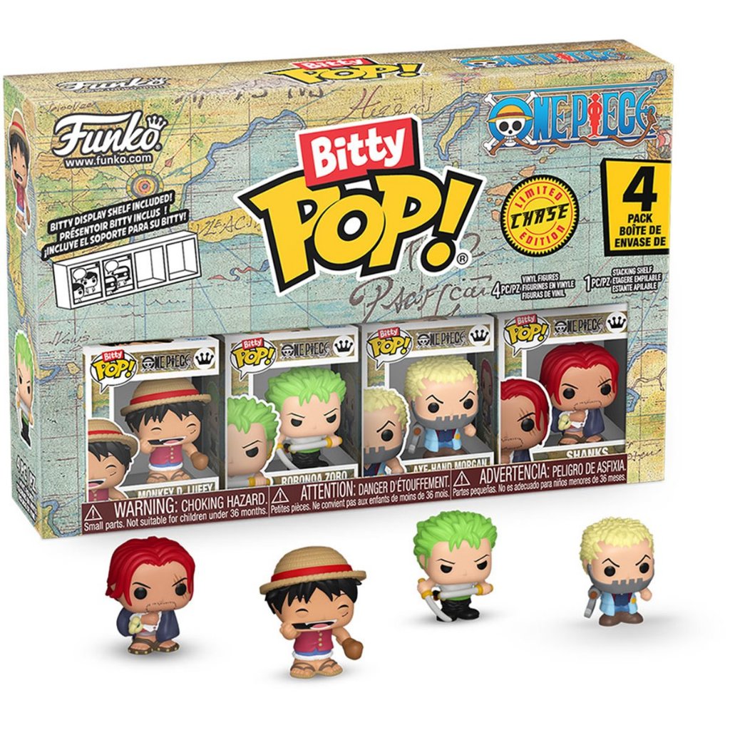 Funko One Piece Luffy Bitty Pop! 4-Pack