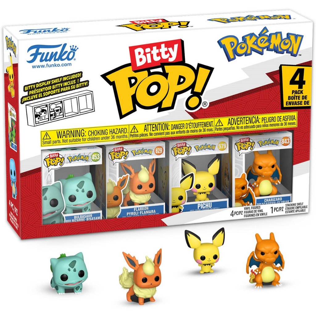 Funko Pokemon Bulbasaur Bitty Pop! 4-Pack