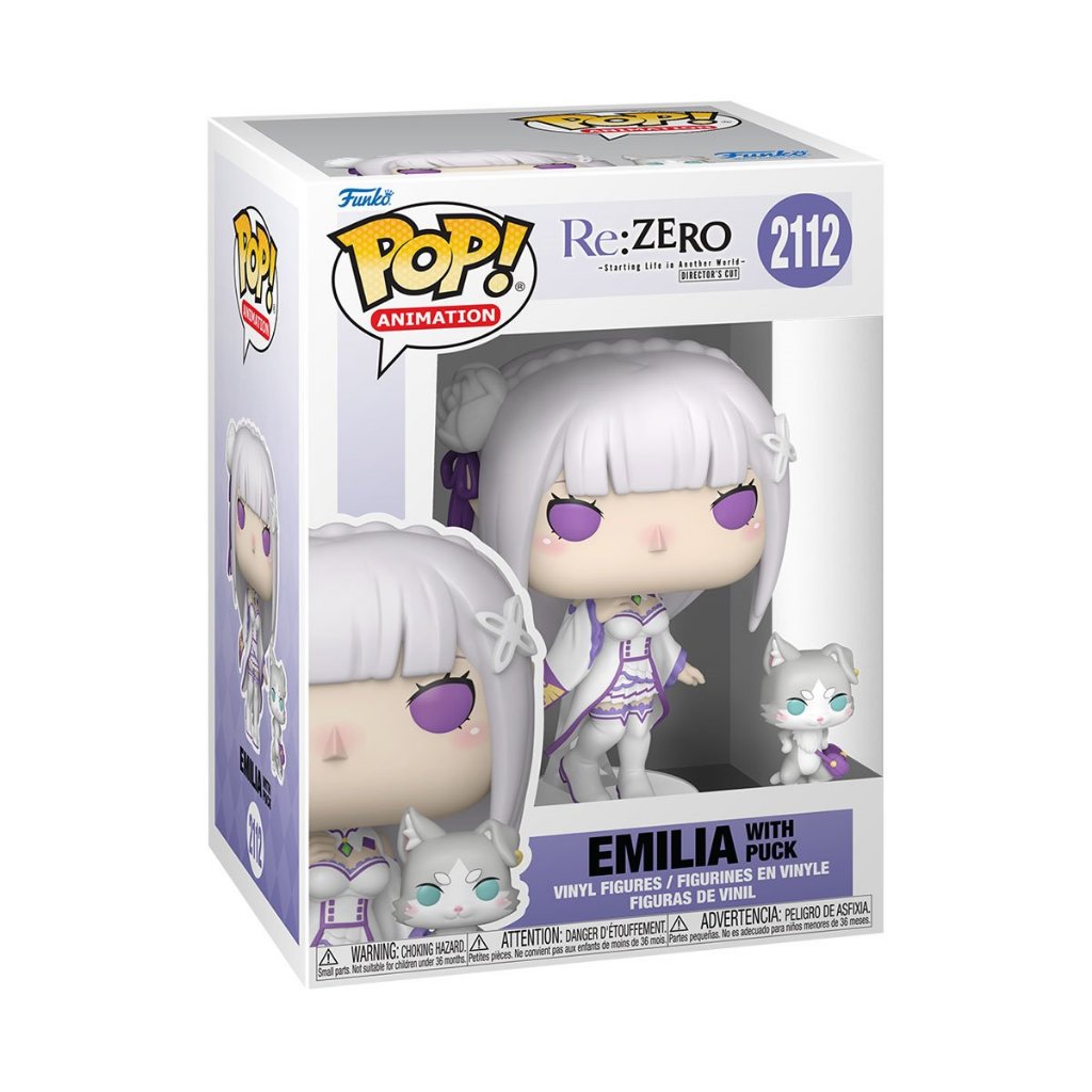 Funko POP Re:Zero - Starting Life in Another World - 2112 Emilia With Puck