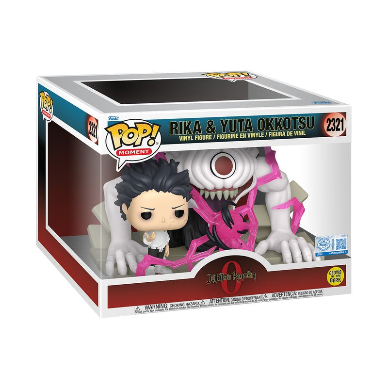 Funko POP Jujutsu Kaisen 0 2321 Rika & Yuta Okkotsu (GITD) Anime Moment Exclusive