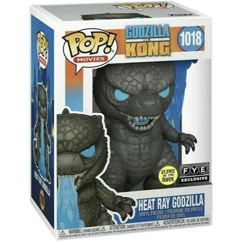 Funko POP Godzilla Vs. Kong 1018 Heat Ray Godzilla (GITD) FYE Exclusive