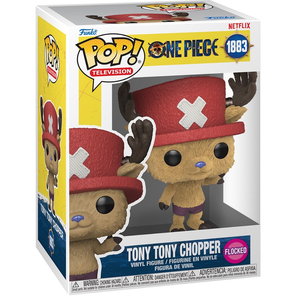 Funko POP One Piece (Live Action) 1883 Tony Tony Chopper (Flocked)
