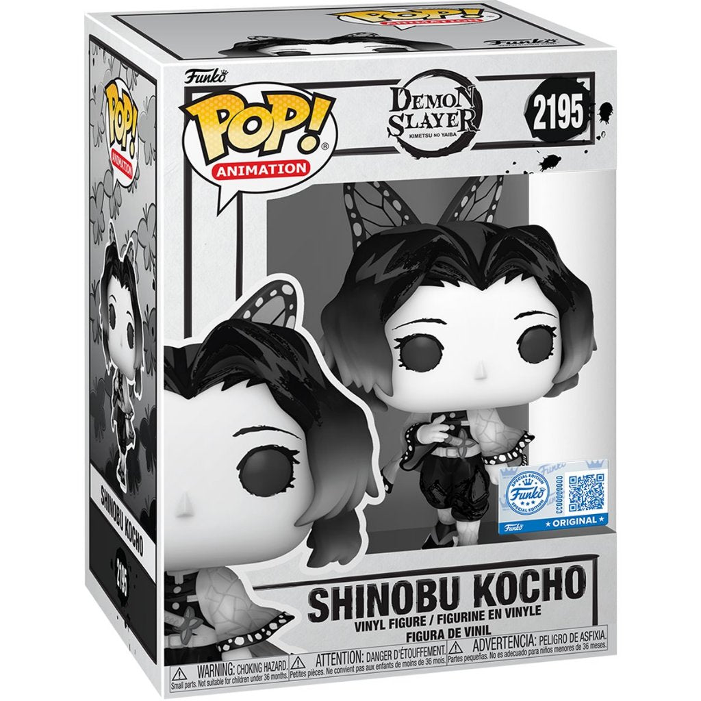 Funko POP Demon Slayer Kimetsu No Yaiba 2195 Shinobu Kocho (Sumi-Ink) Exclusive