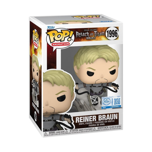 Funko POP Attack on Titan 1996 Reiner Braun Exclusive