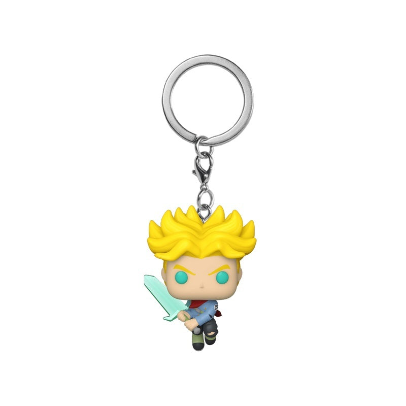 Funko POP Dragon Ball Super Super Saiyan Trunks with Sword Pop! Key Chain