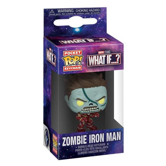 Funko POP Marvel What If Zombie Iron Man Pocket Pop! Key Chain