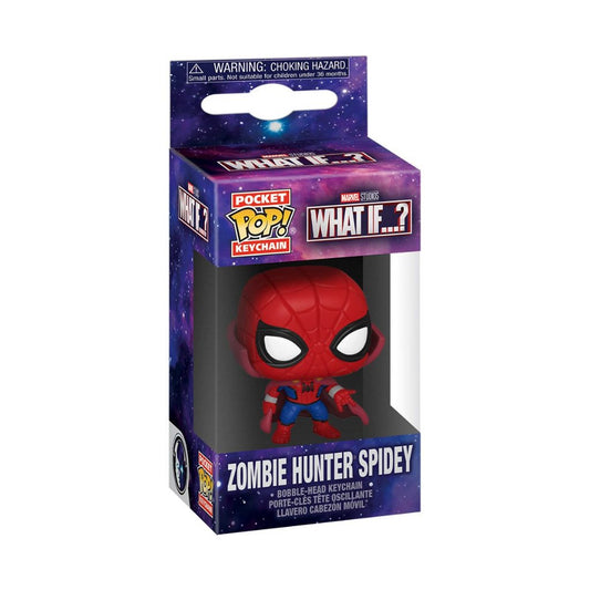 Funko POP Marvel What If Zombie Hunter Spidey Pocket Pop! Key Chain