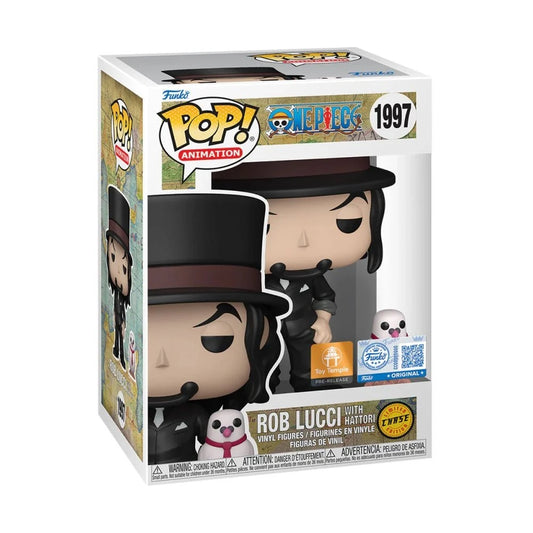 Funko POP One Piece 1997 Rob Lucci with Hattori Chase Toy Temple Exclusive (PR)