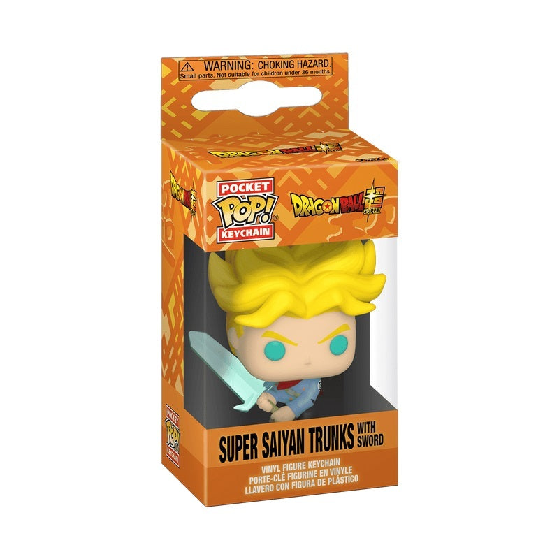 Funko POP Dragon Ball Super Super Saiyan Trunks with Sword Pop! Key Chain