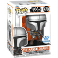 Funko POP Star Wars 479 The Mandalorian With Beskar Staff Funko Shop Exclusive