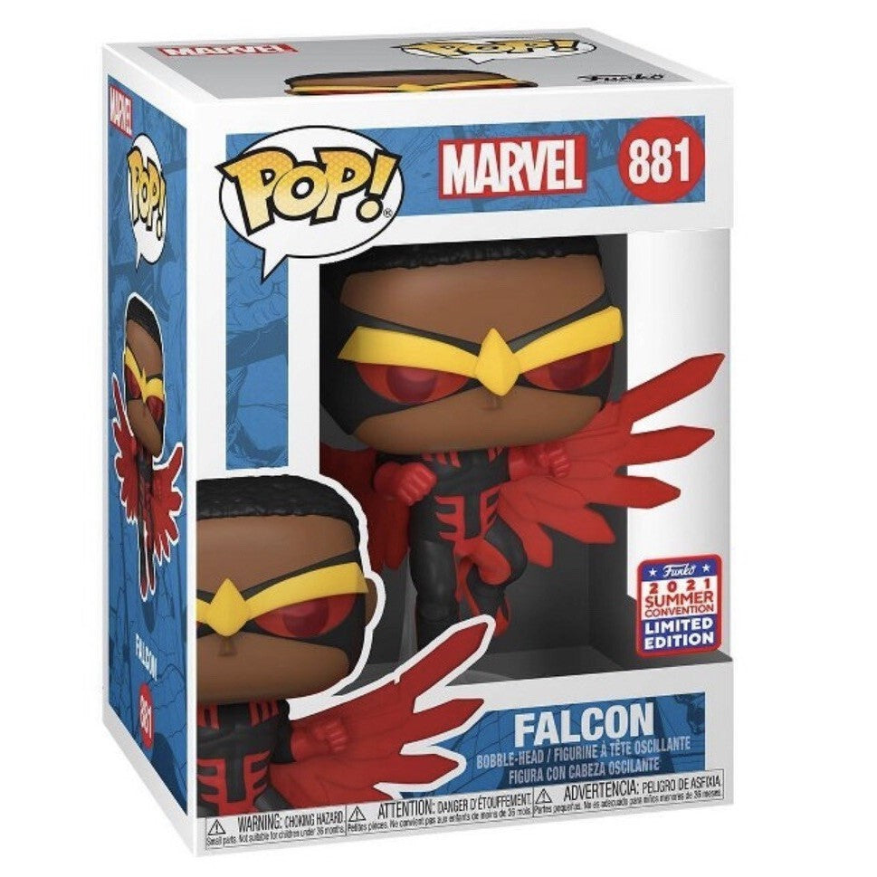 Funko POP Marvel 881 Falcon 2021 Summer Virtual Funkon Exclusive