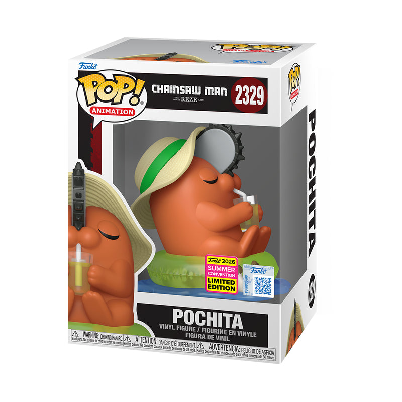 Funko POP Chainsaw Man The Movie: Reze Arc 2329 Pochita 2026 Summer Convention Exclusive