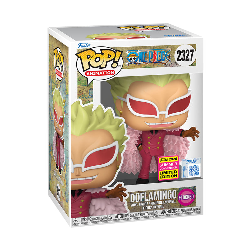 Funko POP One Piece 2327 Doflamingo (Flocked) 2026 Summer Convention Exclusive
