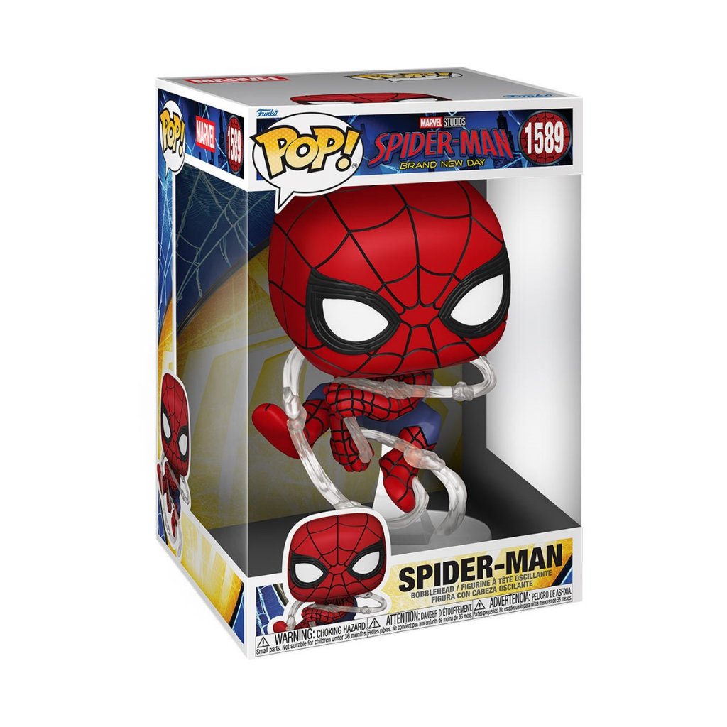 Funko POP Marvel Spider-Man : Brand New Day 1589 Spider-Man 10-Inch
