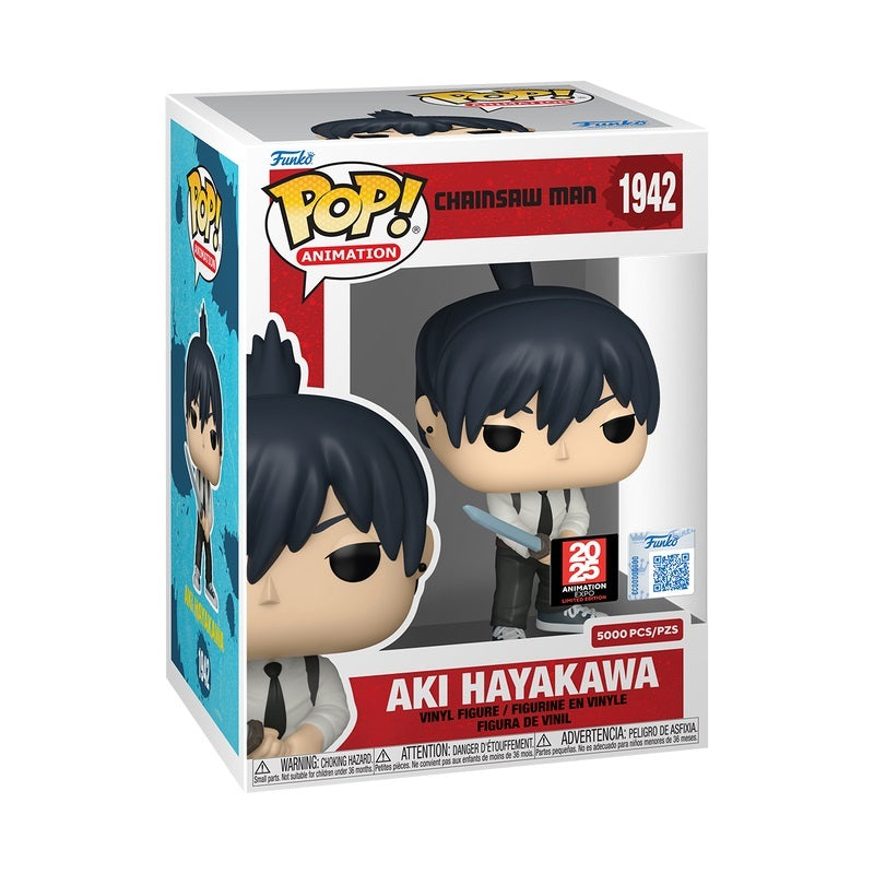 Funko POP Chainsaw Man 1942 Aki Hayakawa 2025 Animation Expo Exclusive (LTD 5000)
