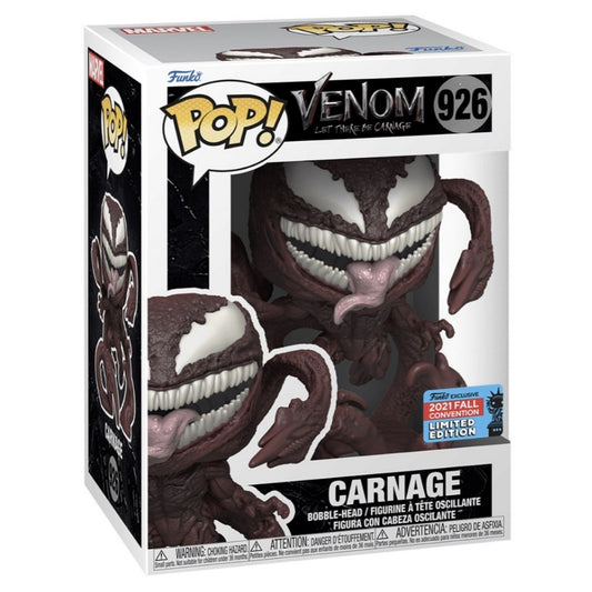 Funko POP Marvel Venom 926 Carnage 2021 Fall Convention Exclusive
