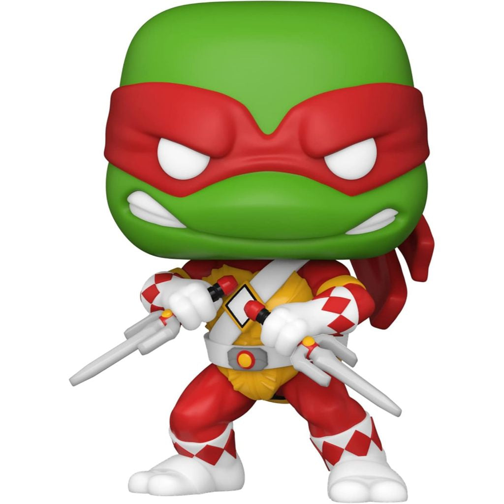 Funko POP Teenage Mutant Ninja Turtles x Power Rangers 112 Raphael 2022 Fall Convention Exclusive