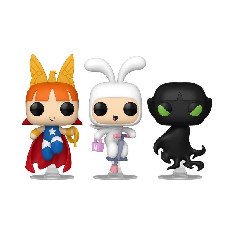 Funko POP Powerpuff Girls Liberty Belle / Harmony Bunny / Mange 3 Pack (GITD) 2025 Fall Convention Exclusive