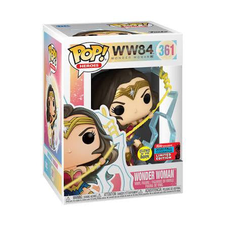 Funko POP DC Wonder Woman 84 361 Wonder Woman (GITD) 2020 Fall Convention Exclusive