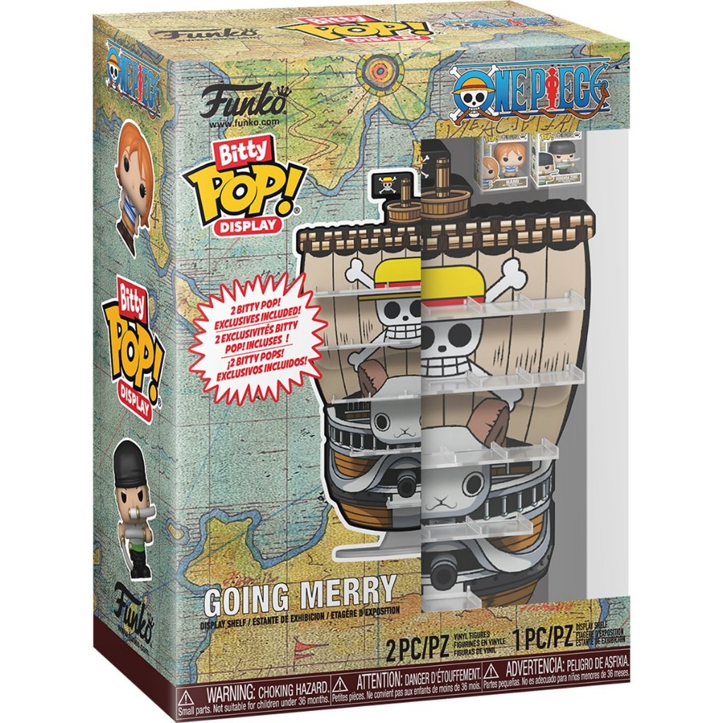 Funko POP One Piece Going Merry Funko Bitty Pop! Display Shelf