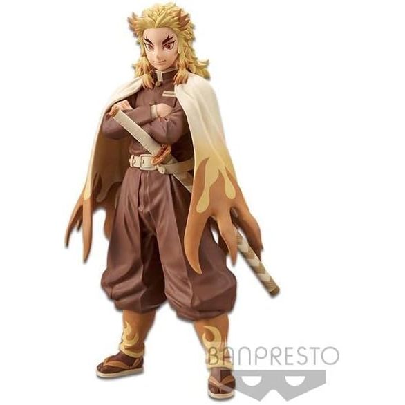 Banpresto Demon Slayer: Kimetsu no Yaiba Figure Vol.11 (A: Kyojuro Rengoku) (Sepia Color)