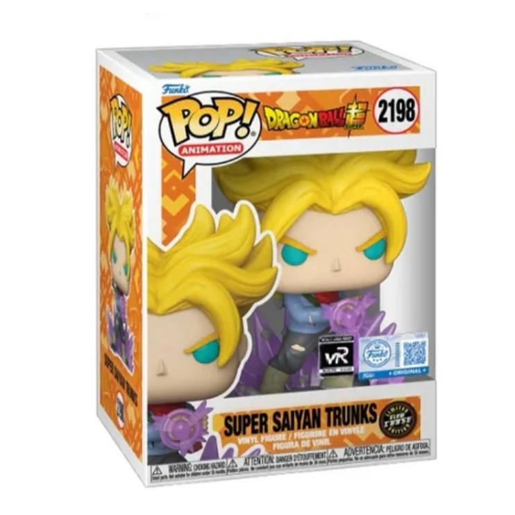 Funko POP Dragon Ball Super 2198 Super Saiyan Trunks Chase vRare Exclusive (PR)