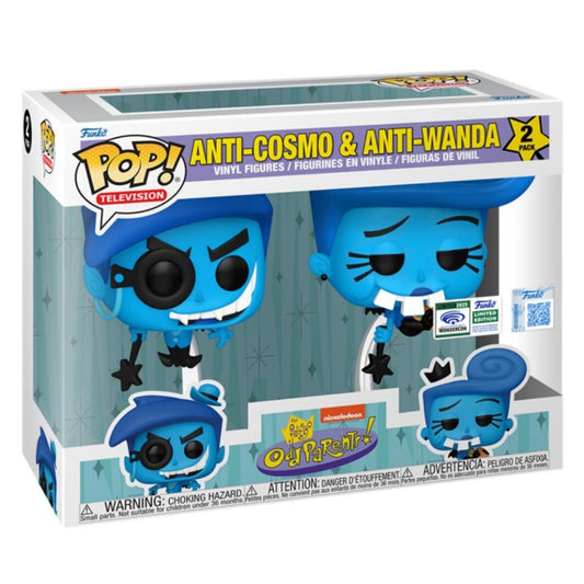 Funko POP The Fairly OddParents Anti-Cosmo & Anti-Wanda 2 Pack 2025 WonderCon Exclusive