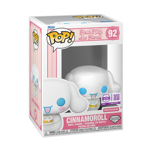 Funko POP Hello Kitty and Friends 92 Cinnamoroll Diamond Collection (Ltd Edition Elite)